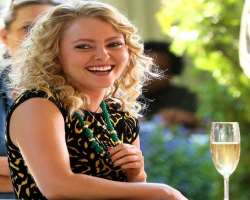 AnnaSophia Robb consuming alcohol